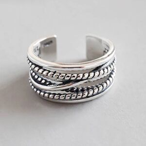 ✨Chloetina Minimalist 925 Sterling Silver Open Ring